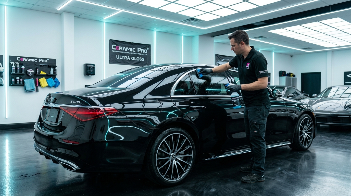 Car Window Tinting Application